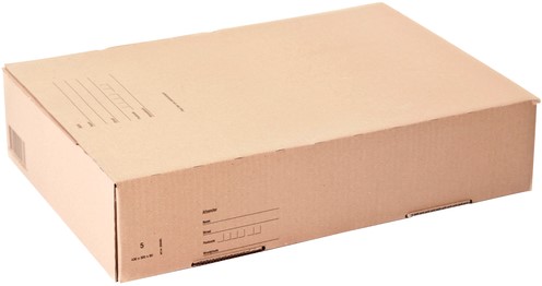 Postpakketbox IEZZY 5 430x300x90mm bruin