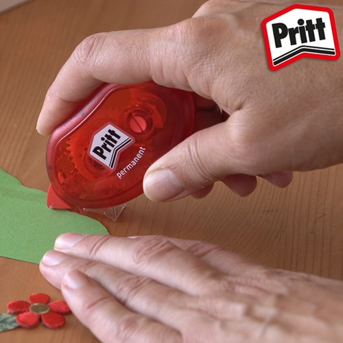 Lijmroller Pritt Compact permanent 10m op blister-1