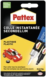 Secondelijm Pattex all plastic tube 2 gram op blister