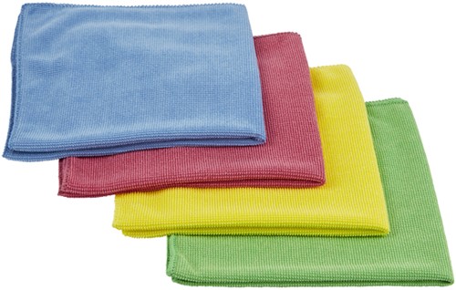 Microvezeldoek Scotch-Brite Essential 360x360mm rood 10 stuks-2