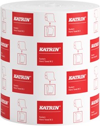 KATRIN CLASSIC systeem rolhanddoek Wit, 2 laags, 160m (doos 6 x 160 meter)