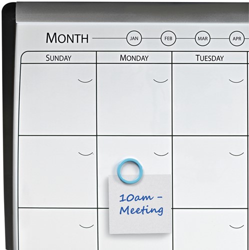 Whiteboard Nobo magnetische planner met prikbord van kurk 58,5x43cm-3