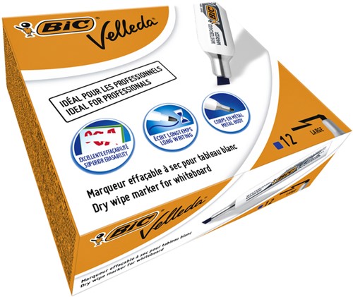 Whiteboardmarker Bic Velleda 1781 schuin large blauw-1