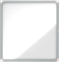 Buitenvitrine Nobo Premium Plus 12xA4 draaideur magnetisch