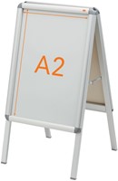 Stoepbord Nobo A2 47,5x89cm met kliklijst-3