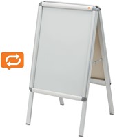 Stoepbord Nobo A2 47,5x89cm met kliklijst-2