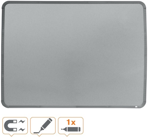 Whiteboard Nobo Slime Line 43x58cm zilver-1