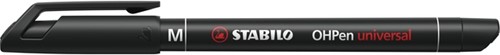 Viltstift STABILO OHpen 843/46 permanent rond medium zwart-3