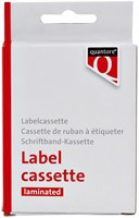 Labeltape Quantore TZe-241 18mmx8m wit/zwart-2