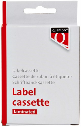 Labeltape Quantore TZe-241 18mmx8m wit/zwart-4