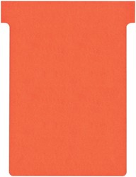 T-kaart Nobo nr.3 80mm rood 100 stuks