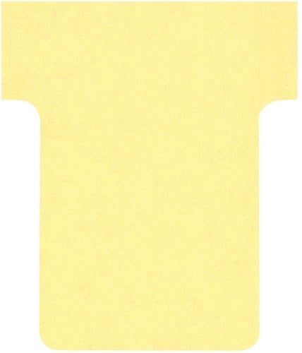 T-kaart Nobo nr. 1.5 36mm geel 100 stuks