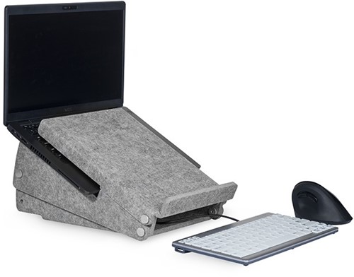 BakkerElkhuizen Ergo-Top 320 Circular laptopstandaard grijs-2