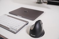 BakkerElkhuizen Evoluent4 muis zwart Bluetooth (rechtshandig) for MAC-2