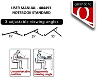 Laptopstandaard Quantore verstelbaar antraciet-1