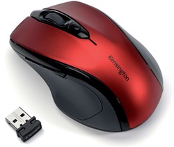 Muis Kensington pro fit draadloos rood