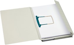 Combimap Secolor folio 1 klep recycled 250gr grijs
