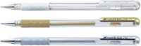 Gelschrijver Pentel K118 Grip medium goud-3
