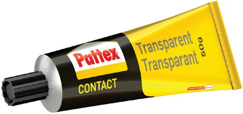 Contactlijm Pattex transparant 50GR