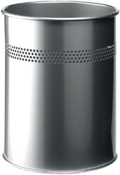 Papierbak Durable 3300-23 15 liter 30mm perforatie zilver