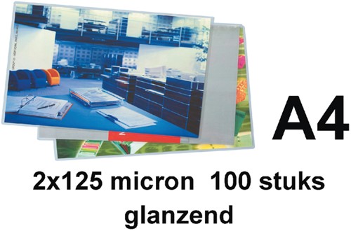 Lamineerhoes Quantore A4 2x125micron 100 stuks-3