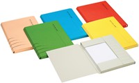 Dossiermap Secolor folio 3 klep 100% gerecycled karton 250 gr grijs-3