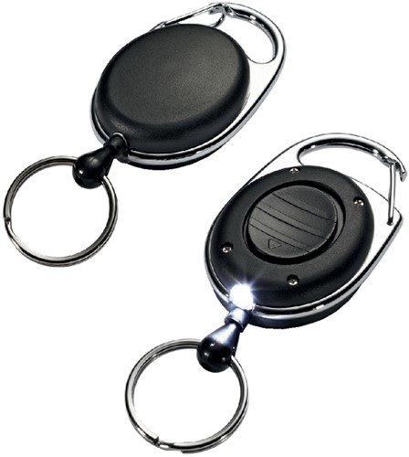 Afrolmechanisme Durable 8198 met ring + lampje 800mm zwart
