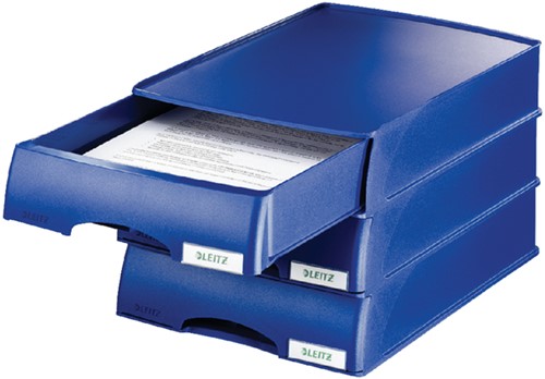 Brievenbak Leitz Plus met lade A4 maxi blauw-3