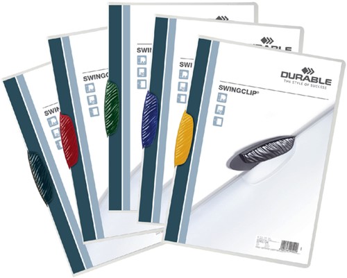 Klemmap Durable Swingclip 30 vellen geel-3