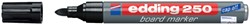 Whiteboardmarker edding 250 rond 1.5-3mm zwart