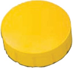 Magneet MAUL Solid 15mm 150gr geel 10 stuks