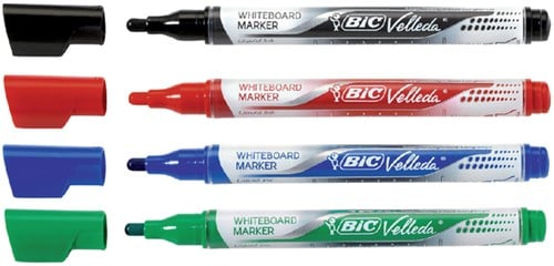 Whiteboardmarker Bic Velleda liquid rond medium rood-2