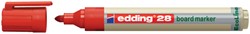 Whiteboardmarker edding 28 Ecoline rond 1.5-3mm rood