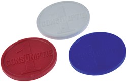Consumptiemunt Combicraft blauw 750 stuks