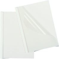 Thermische omslag GBC A4 1.5mm transparant/wit 100 stuks-1