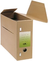 Gemeentearchiefdoos JalemaClipex folio 370x265x115mm bruin-3