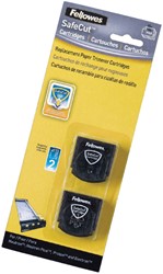 Snijmes Fellowes Safecut recht 2 stuks
