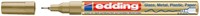 Paintmarker edding 780 op oliebasis 0.8mm goud en zilver blister à 2st-1