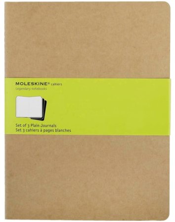 SCHRIFT MOLESKINE BLANCO XL KRAFT