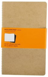 Moleskine Cahier Journals Large Ruled Kraft