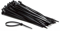 Kabelbinders IEZZY nylon 2.5x100mm D 20.5mm zwart 100 stuks