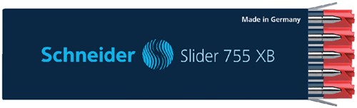 Balpenvulling Schneider 755 Slider Jumbo extra breed rood-3