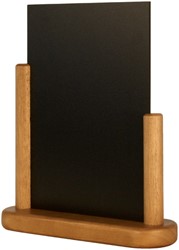 Krijtbord Securit 23x20x6cm teak hout