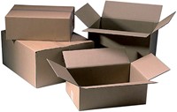 Amerikaanse vouwdoos CleverPack 486x386x386mm BC-golf bruin 10 stuks-3