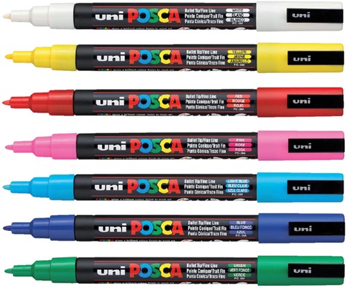 Paintmarker Uni POSCA PC3M fijn roze-6