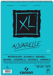 Aquarelblok Canson XL A3 30v 300gr spiraal