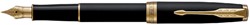 Vulpen Parker Sonnet matte black lacquer GT fijn