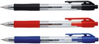 Balpen Quantore Grip drukknop zwart medium-2