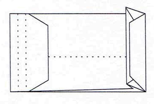 Envelop Quantore monsterzak 229x324x38mm zelfklevend wit 10 stuks-2