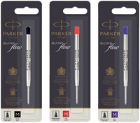 Balpenvulling Parker Quinkflow medium zwart blister à 1 stuk-2